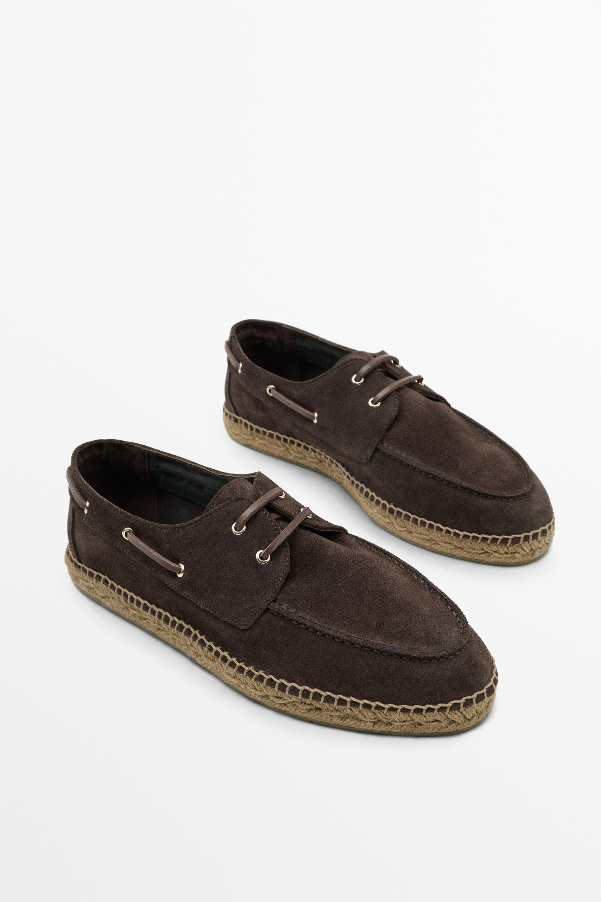 Chaussure bateau semelle jute